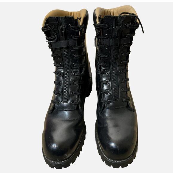 Chippewa Ruttman Boots 27422 Leather Motorcycle Firefighter Steel Toe Black 10 - Picture 2 of 8